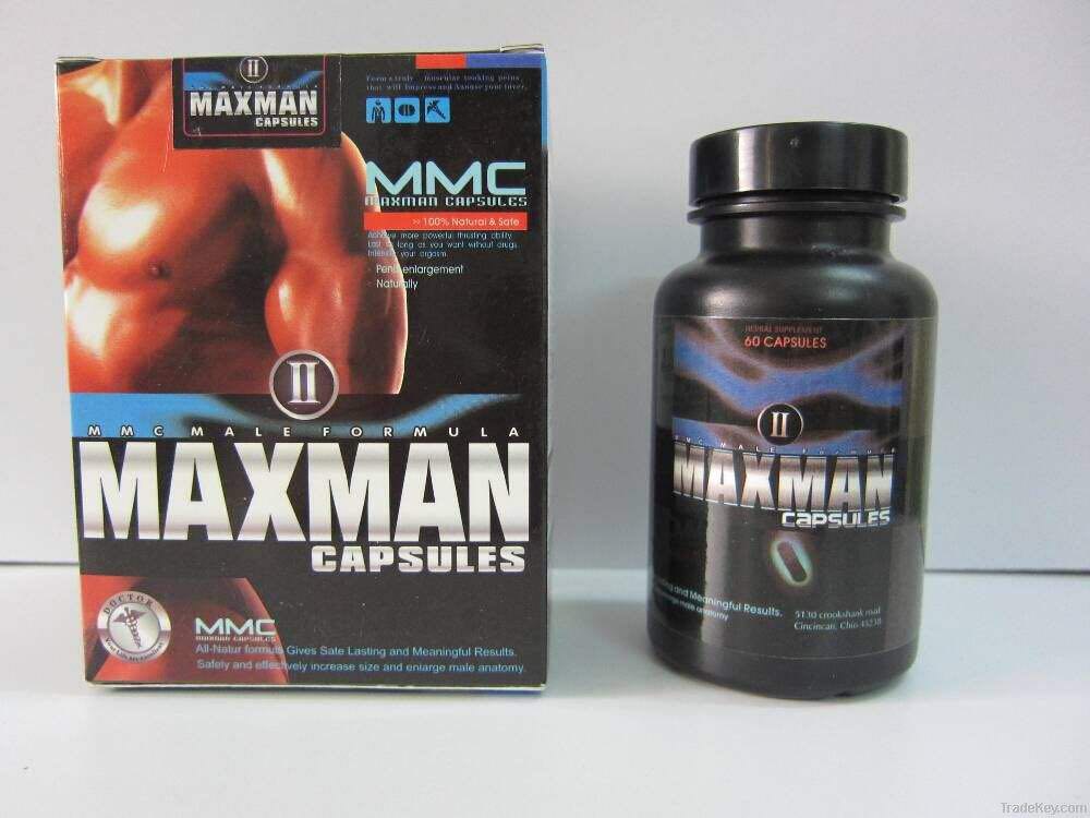 「MAXMANⅡ」陰莖增大丸,美國進口60粒效果好,無副作用無依賴1