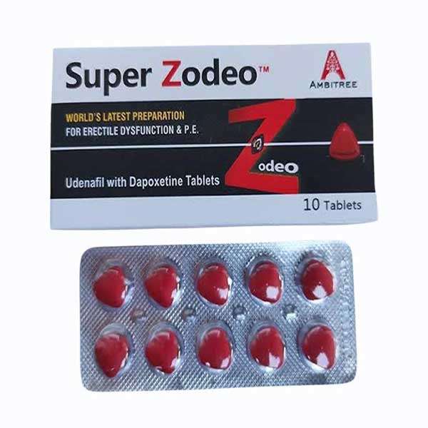 印度紅水鬼雙效錠SUPER-ZODEO